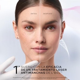 L'BEL - Specialiste Sérum Facial Antimanchas 30 ml, Suero Facial Aclarador Intensivo, 21% Complejo con Niacinamida y Resorcinol, Tono Uniforme y Reduc