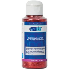 Provo Craft Yudu Microfine Glitter 2 Oz. Bottle: Red