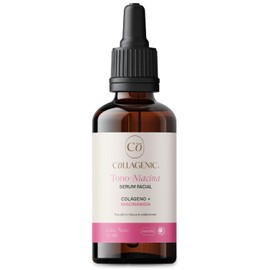 Collagenic Serum Facial Antimanchas con 10% Niacinamida y Colágeno | Unifica el Tono, Regula la Producción de Grasa, Reduce Poros Abiertos e Imperfecciones e Hidrata | Serum de Día y Noche | 60ml