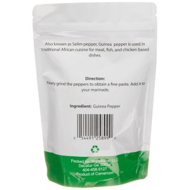KOPABANA Guinea pepper | Aframomum melegueta | Selim Pepper| Grains of Selim | 4oz