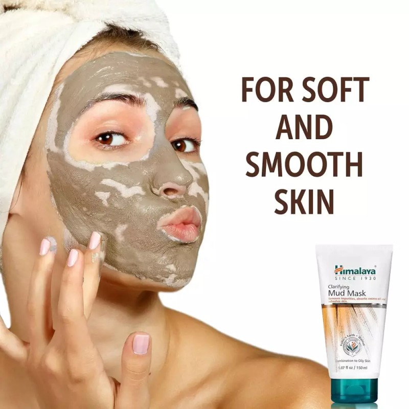Himalaya 히말라야 정화 및 딥 클리닝을 위한 머드 마스크 지친