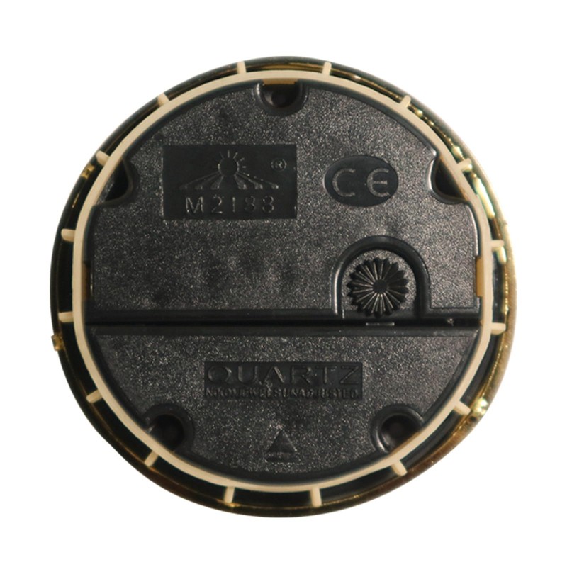 Shuade 65mm Clock Insert with Roman Numeral Quartzs Movement Gold