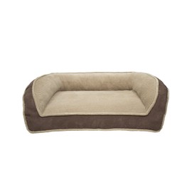 Arlee 59-00998CHO Deep Seated Lounger Sofa Pet Bed, Small/Medium, Chocolate Brown