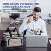 KAEFUYS 15L Insulated Cooler Bag Portable Lunch Bag Leakproof Soft