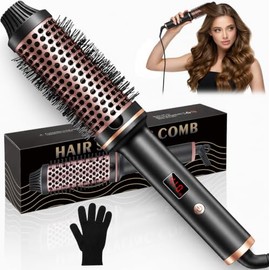 Cepillo Termico para Cabello, Cepillo para Cabello Electrico de 38 mm