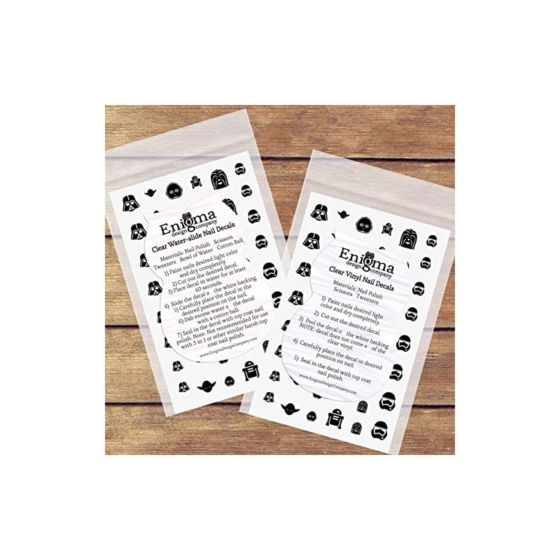 The Force is with You Black & White Clear Vinyl