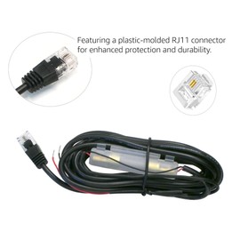 EDO Tech 10 Ft Direct Hard Wire Power Cord Kit for Beltronic Escort Passport Cobra Valentine Radar Detector