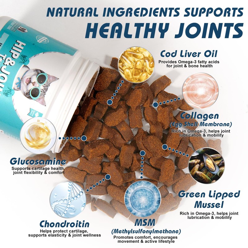Bailey & Buddies Joint Care for Cats | Joint Supplement