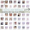 Light Rain Large Size Hand-made Press on Nails, 3D Gel