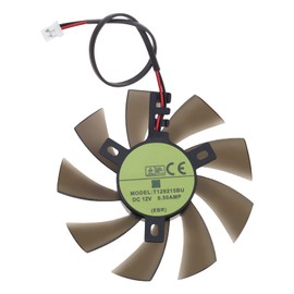 Be In Your Mind 2-Pin Header Bearing Graphics Card Fan Compatible with Zotac GTX 1050 1050ti Mini 2-Pin Graphics Card Fan Bearing Fan