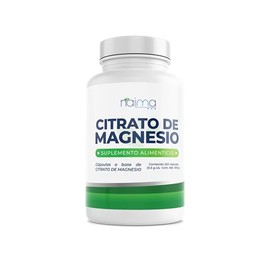 NAIMA Citrato de Magnesio 500 mg  200 Cápsulas  Pure Magnesium Citrate  Suplemento Puro y de Alta Absorción  Ingredientes Naturales  Sin Aditivos...  