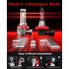 9005 & 9006 LED Bulbs Combo, 100,000LM, 6000K Cool White,