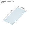 PATIKIL 4.25" x 2" Welding Helmet Lens, 30 Pack Clear