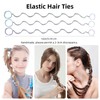 No Damage 3 Pack Spiral Hair Ties for Women, Soft
