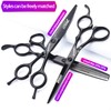 Professional Hair Scissors & Thinning Scissors Set - Black -
