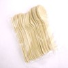 BambooMN Brand - 6.5" Disposable Bamboo Veneer Flatware, 24 Place