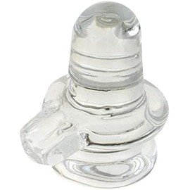 Galaxy Karmaa Crystal Shivling Shivalingam Pure Crystal Lingam/Sphatik Shivling/Sphatik Lingam Shivlinga/Shivlinga para Pooja