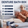 Set of 2 Denture Box Dentures Box Dentures Container Denture