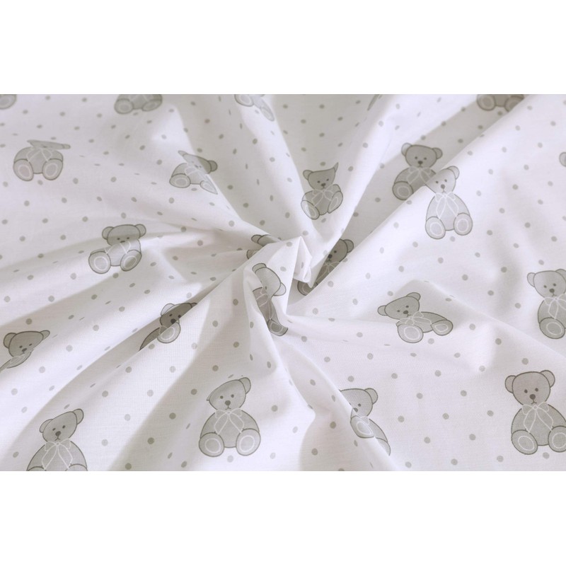 100% Egyptian Cotton Cot Bed Fitted Sheet Thread Count 200