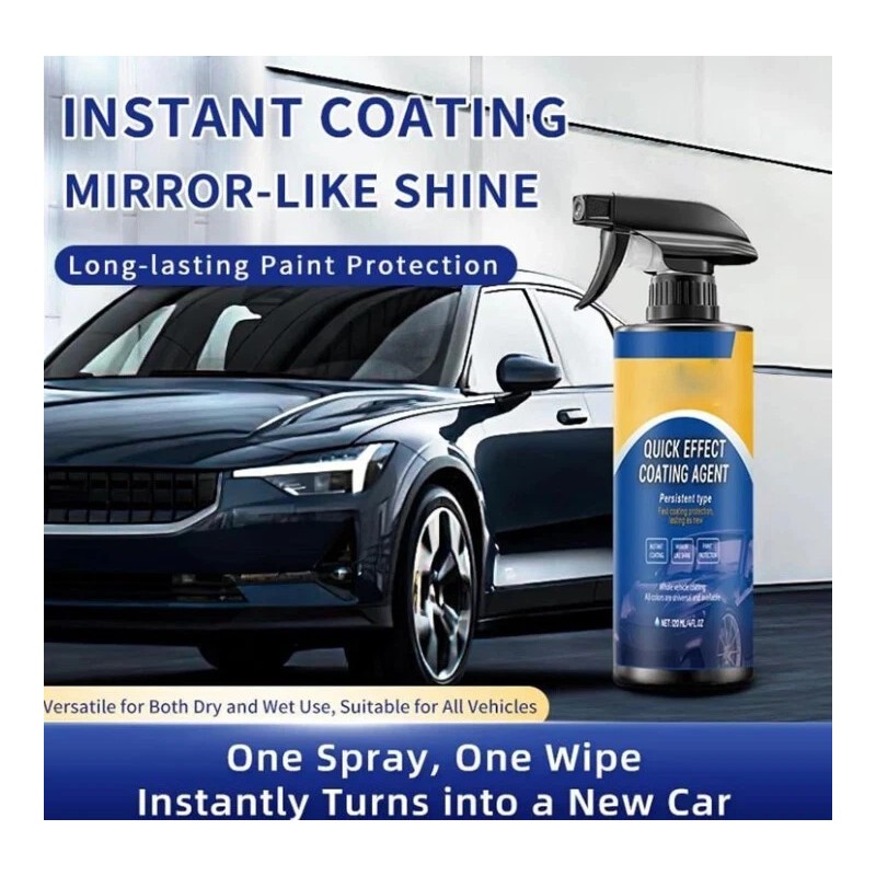 Car Coating Spray,Quick Effect Coating Agent,Car Scratch Wax Polish Spray