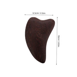 OATIPHO Heart Shaped Wooden Gua Board Portable Massage Tool for Body and Face Scraping Natural Wood Back Massager Ergonomic Design for Easy Use