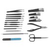 18 Pcs Manicure Set Portable Eyebrow Trimmer Dead Skin Pliers