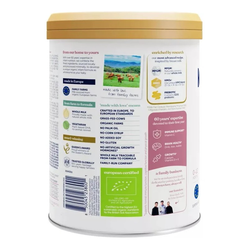 Kendamil Organica Fórmula De Bebe Orgánica 800gr Organic