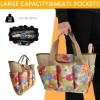 Garden Tool Bag, 9 Pockets Gardening Bag, Heavy Duty Oxford