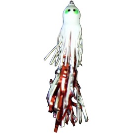 MARUSHINGYOGU(マルシン漁具) パワフルタコ掛 ベイト付 20号 白