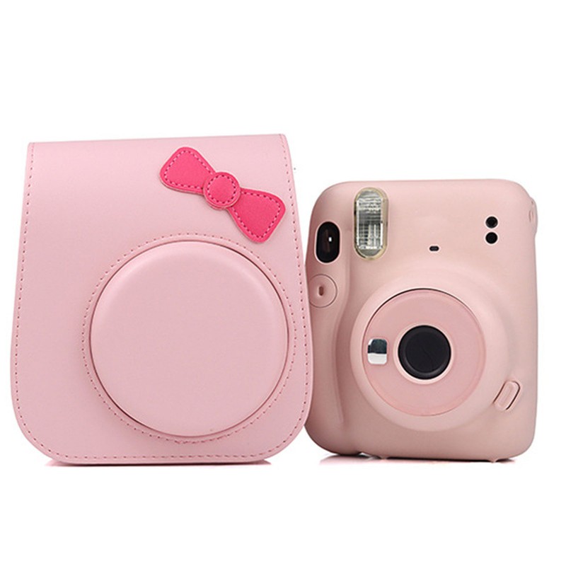 PU Leather Antidrop Retro Shoulder Protective Camera Bag Pouch for