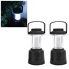 2Pcs COB LED Camping Lamp Portable Night Light with Compass