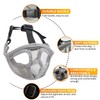 TANDD Short Snout Dog Muzzle - Adjustable Breathable Mesh Bulldog
