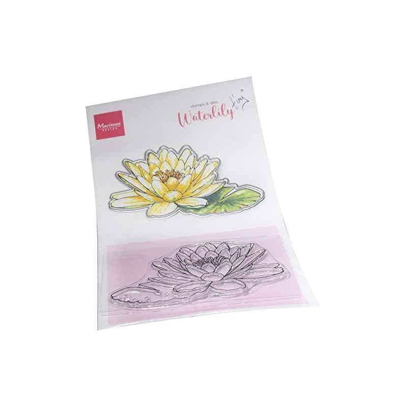 Marianne Design Tiny's Flowers-Lily Water Stamp for Stamping and Sealing