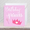 Second Ave Pink Princess Baby Children's Square Card For Girl