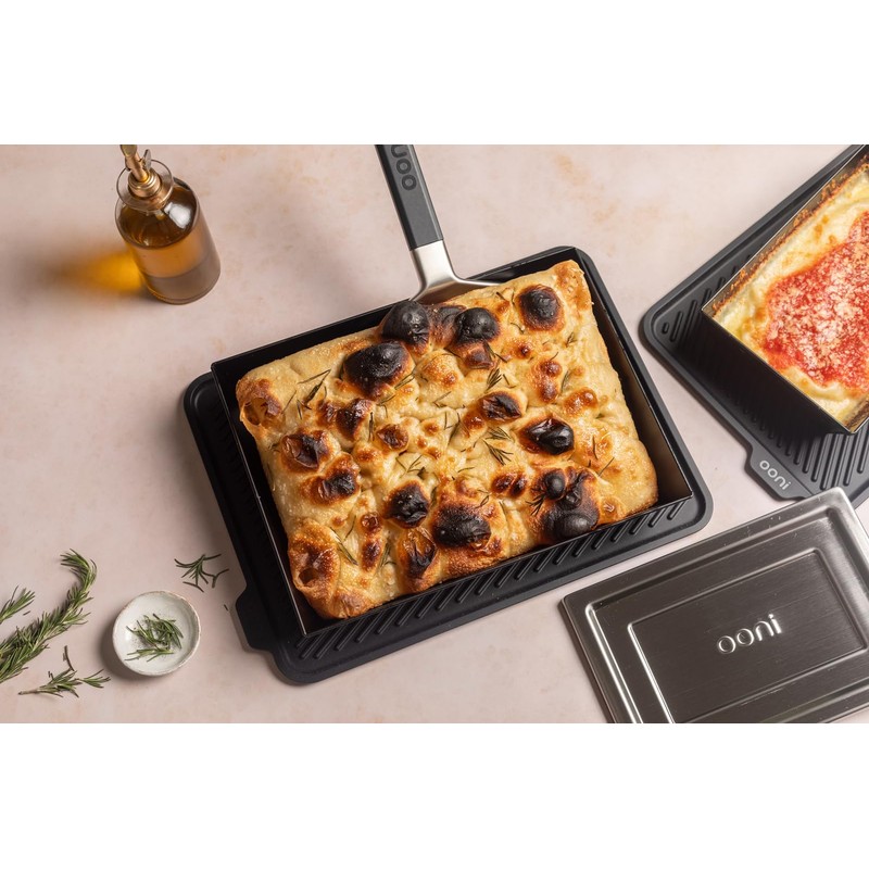 ooni Detroit-Style Pizza Pan 9 x 6 Inch - Rectangular