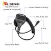 LSENG 2Pack Ham Radio Microphone Handheld Speaker for Baofeng UV5R