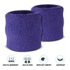 Suddora Sweatbands Set, Moisture Wicking 2 Wristbands and 1 Headband,