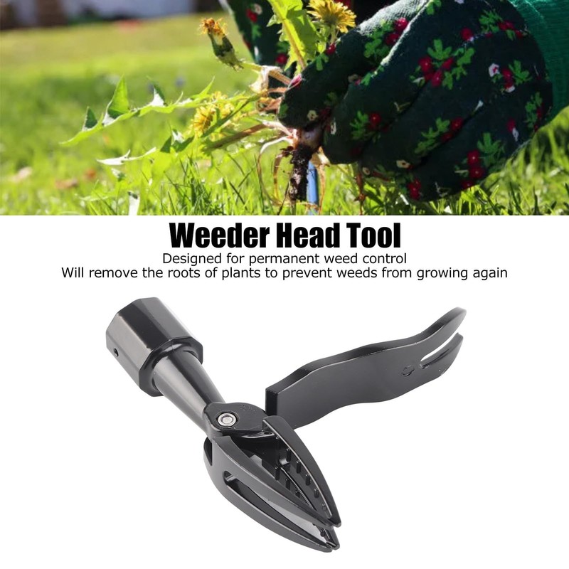 WOOXGEHM Vertical Weed Eater Tool, Replacement Hand Weed Eater, Aluminium