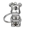 Rusoz Bear Keyring, 3D Bear Guardian Angel Pendant Cartoon Cute