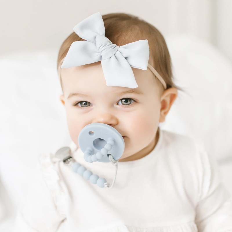 Ryan & Rose Cutie PAT Pacifier Teether (Stage 1, Blue)