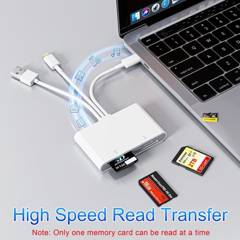 Memory Stick Pro Duo Adapter - 4 in 1 SD/microSD/MS/XD