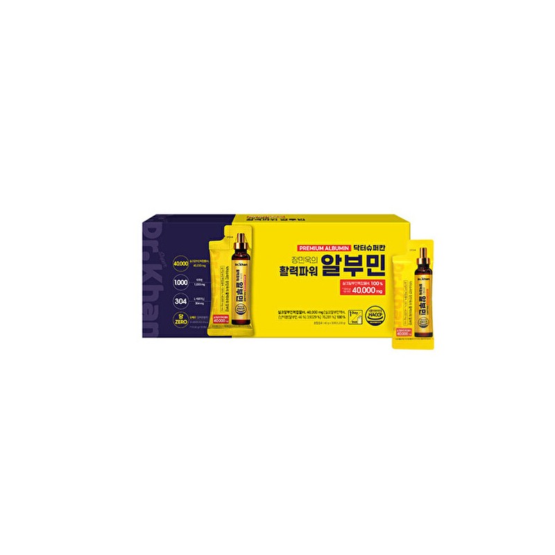 HLScience 에이치엘사이언스 닥터슈퍼칸 장민욱의 활력파워 알부민 1박스 (30일분) HL Science
