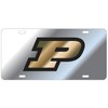 Universidad de Purdue Boilermakers Mirrored License Plate Tag