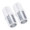 1 Pair 3/4 to 3/4in Hose Barb Splice Coupler Aluminum