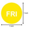 300 Friday Labels - Days of The Week Stickers -