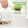 LELE LIFE Acrylic Napkin Holder for Table, Crystal Clear Cocktail