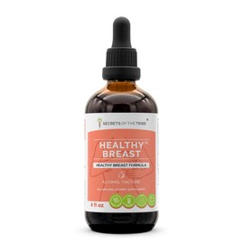 Secrets of the Tribe - Healthy Breast, Healthy Breast Formula, Herbal Supplement Blend Drops Alcohol Liquid Extract (4 fl oz)