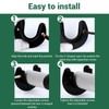 HOME MASTER HARDWARE Stainless Steel Closet Rod Bracket,Closet Rod Holders,