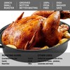 Granite Roasting Pan, 18” Enameled Roasting Pan with Domed Lid.