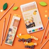Tombow Pencil KB-KHNLP2-2B 2B (Red Panda Pattern) Hello Nature Red